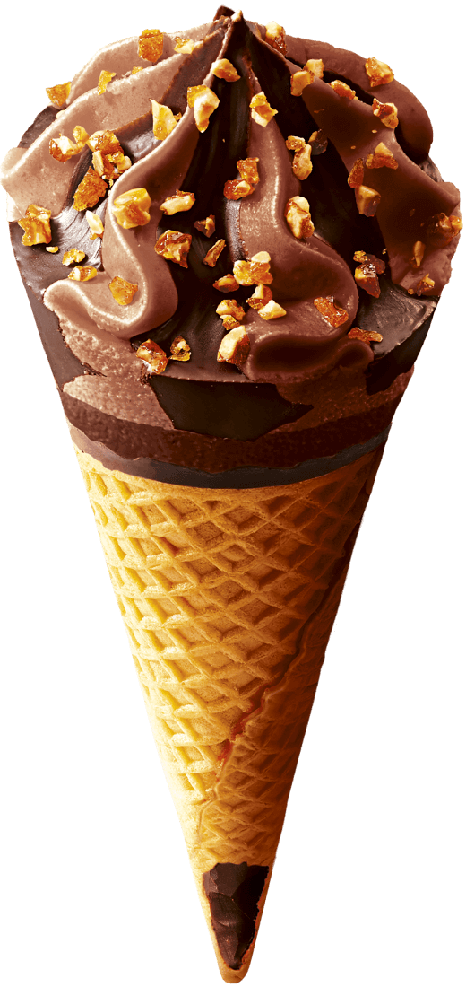 Cornet de Glace Chocolat Détail